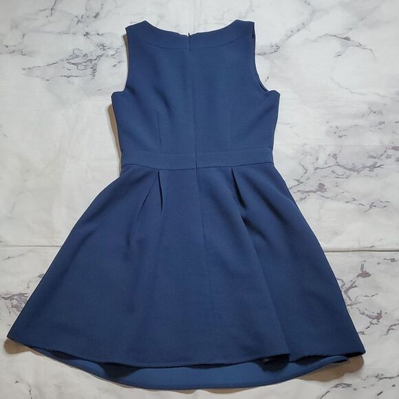Forever 21 Dark Blue Sleeveless Dress - Picture 4 of 5